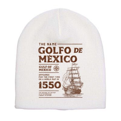 Gulf Of Mexico Name Origin 1550 Short Acrylic Beanie