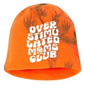 Groovy Overstimulated Moms Club Funny Trendy Mom Kati - Camo Knit Beanie