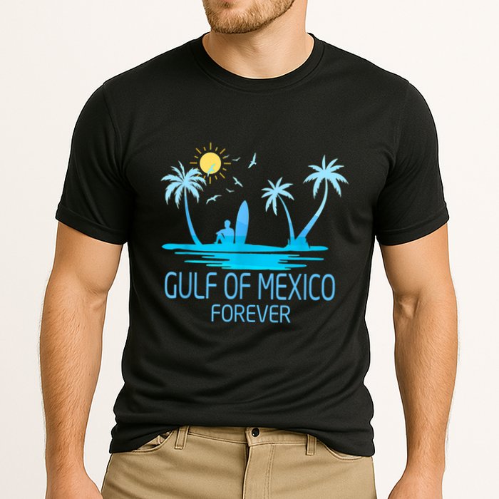 Gulf Of Mexico Forever Gulf Beach Of Mexico Since 1672 Cooling Performance Crew T-Shirt