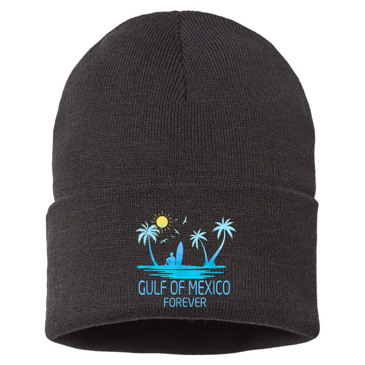 Gulf Of Mexico Forever Gulf Beach Of Mexico Since 1672 Sustainable Knit Beanie