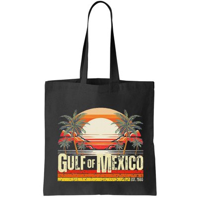Gulf Of Mexico Forever Vintage Beach Retro Sunset Bag