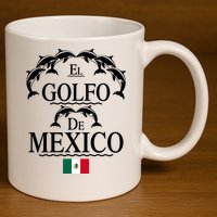 Gulf Of Mexico 11oz C Handle Ceramic Mug