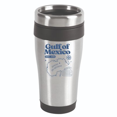 Gulf Of Mexico Est 1550 Golfo De MéXico Historic Map 16oz Travel Tumbler