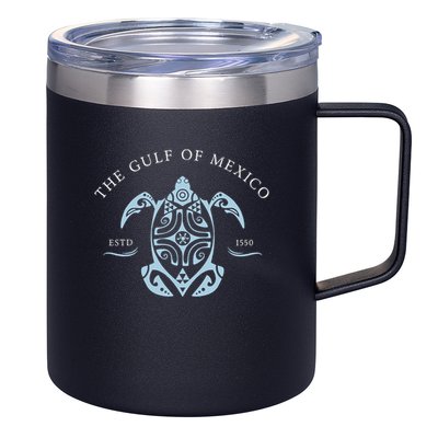 Gulf of Mexico Gulf of Mexico Est 1550 Subtle Turtle  Anti Trump 12oz Stainless Steel Coffee Mug
