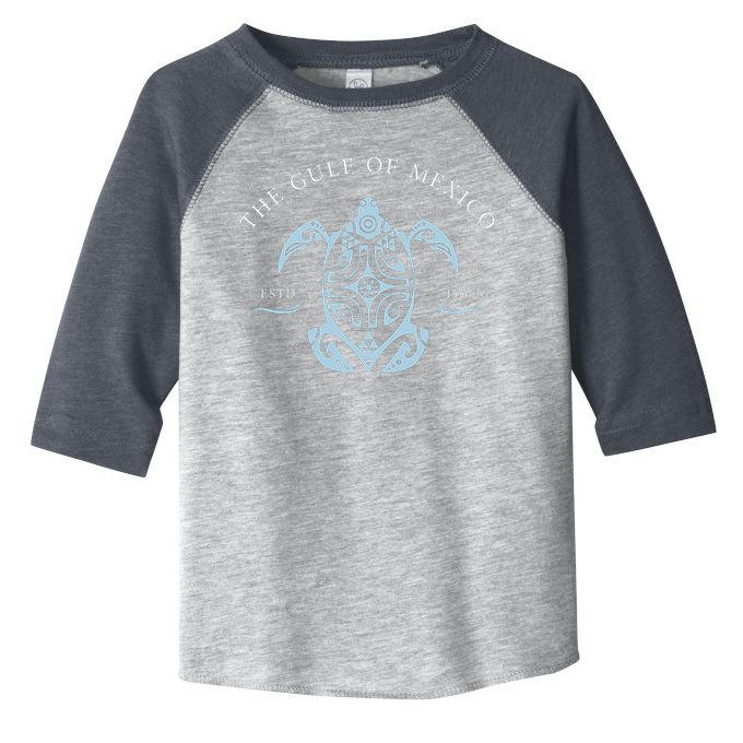 Gulf of Mexico Gulf of Mexico Est 1550 Subtle Turtle  Anti Trump Toddler Fine Jersey T-Shirt
