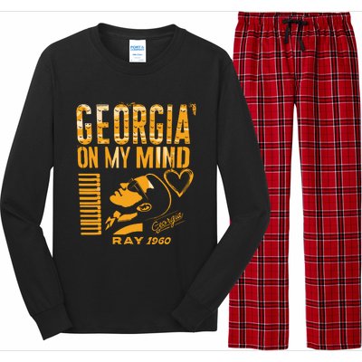 Georgia On My Mind Long Sleeve Pajama Set