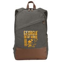 Georgia On My Mind Cotton Canvas Backpack