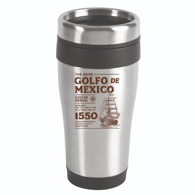 Gulf Of Mexico Name Origin 1550 16oz Travel Tumbler