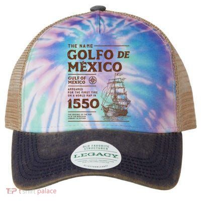 Gulf Of Mexico Name Origin 1550 Legacy Tie Dye Trucker Hat