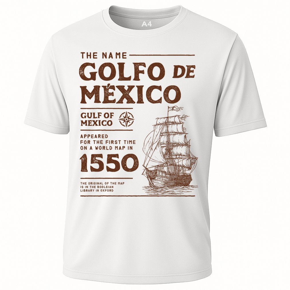 Gulf Of Mexico Name Origin 1550 Performance Shirt