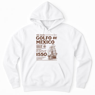 Gulf Of Mexico Name Origin 1550 Hoodie