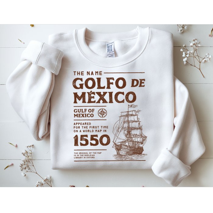 Gulf Of Mexico Name Origin 1550 Sweatshirt