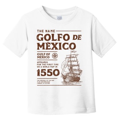 Gulf Of Mexico Name Origin 1550 Toddler T-Shirt