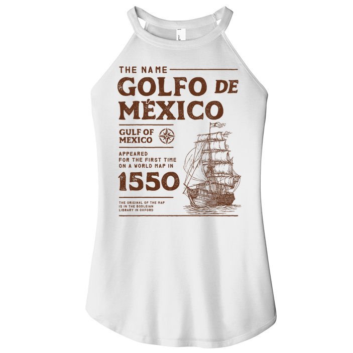 Gulf Of Mexico Name Origin 1550 Women's Perfect Tri Rocker Tank