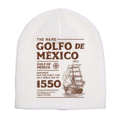 Gulf Of Mexico Name Origin 1550 Short Acrylic Beanie