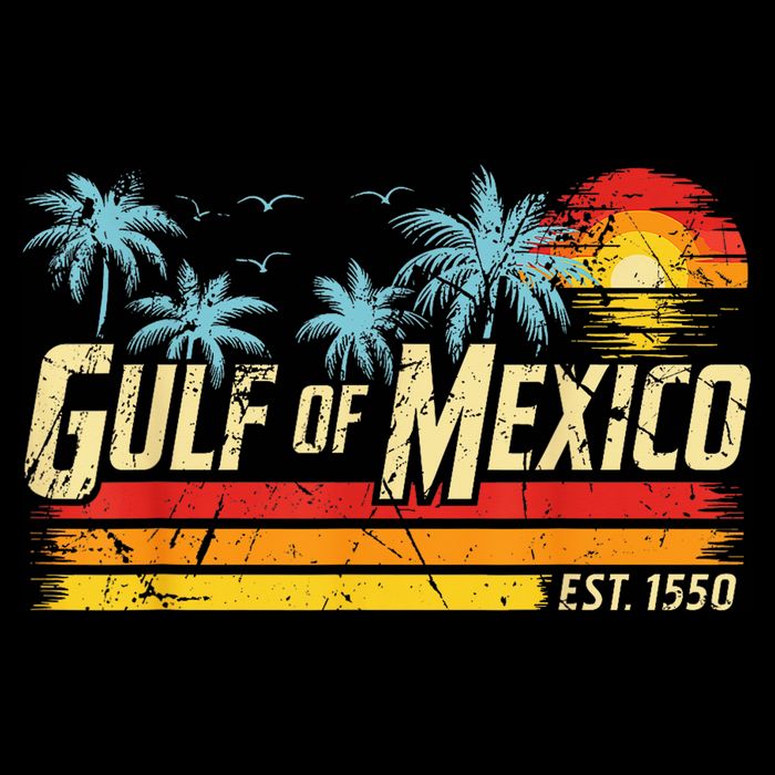 Gulf Of Mexico Forever Retro Vintage Beach Sunset Tank Top