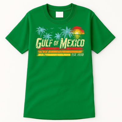 Gulf Of Mexico Forever Retro Vintage Beach Sunset Tall T-Shirt
