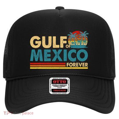 Gulf Of Mexico Forever .Png High Crown Mesh Back Trucker Hat