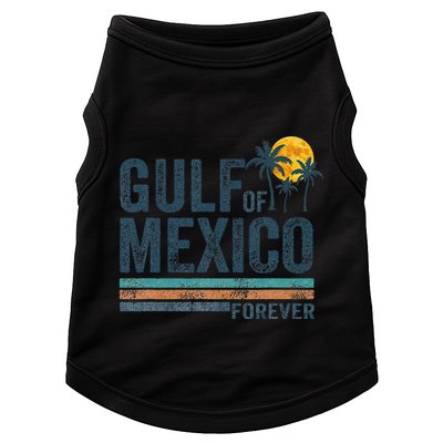 Gulf Of Mexico Forever Retro 70s Sunset Mexican Gulf Doggie Tank