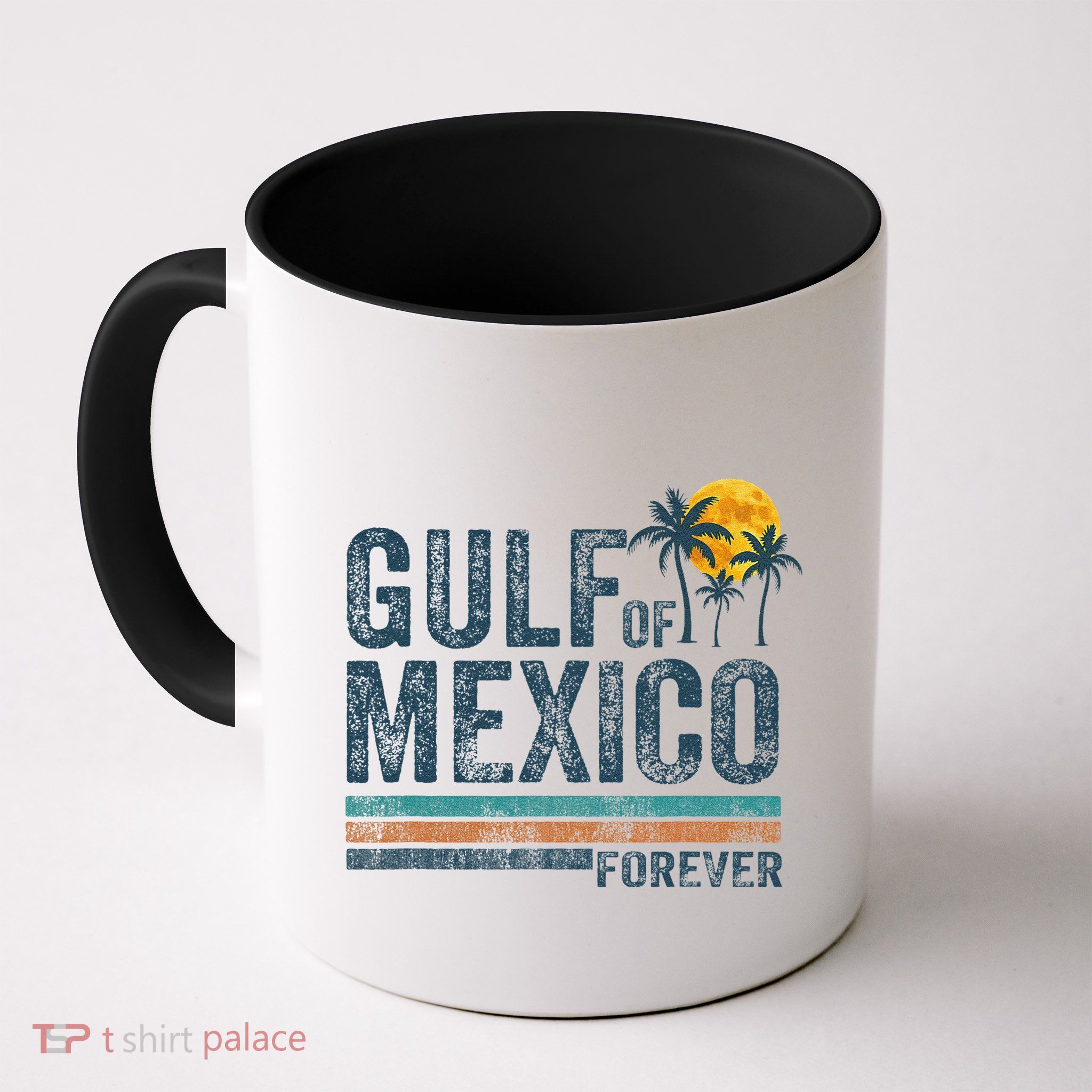 Gulf Of Mexico Forever Retro 70s Sunset Mexican Gulf Mug