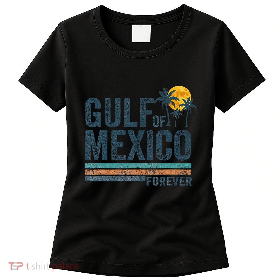 Gulf Of Mexico Forever Retro 70s Sunset Mexican Gulf Women's T-Shirt
