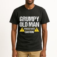 Grumpy Old Man Proceed With Caution Tall T-Shirt