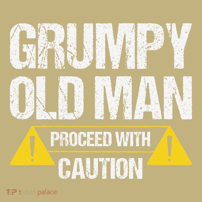 Grumpy Old Man Proceed With Caution Hoodie