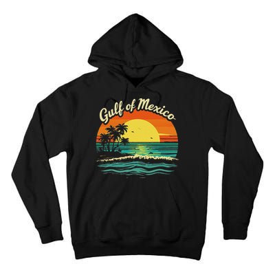 Gulf Of Mexico Beach Palms Summer Vacation Tall Hoodie