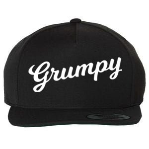 Grumpy Old Meaningful Gift Grumpy Grandad Gift For Fathers Day Meaningful Gift Wool Snapback Cap