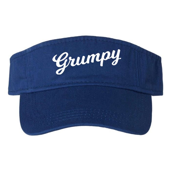 Grumpy Old Meaningful Gift Grumpy Grandad Gift For Fathers Day Meaningful Gift Valucap Bio-Washed Visor