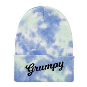 Grumpy Old Meaningful Gift Grumpy Grandad Gift For Fathers Day Meaningful Gift Tie Dye 12in Knit Beanie