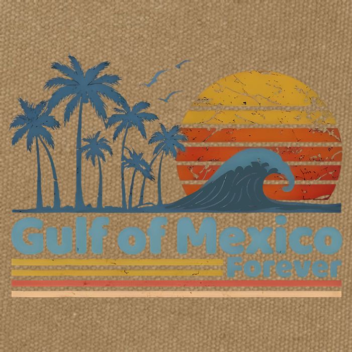 Gulf Of Mexico Forever Cotton Canvas Backpack