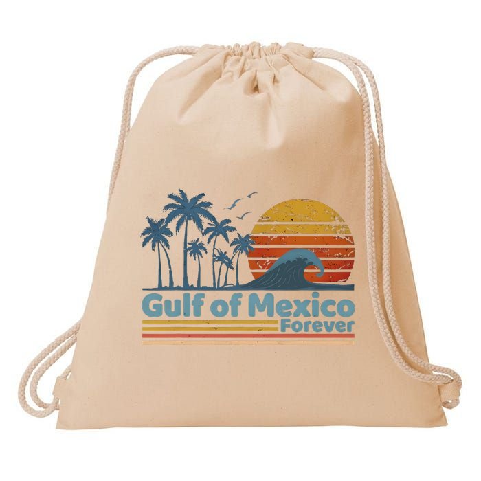 Gulf Of Mexico Forever Drawstring Bag