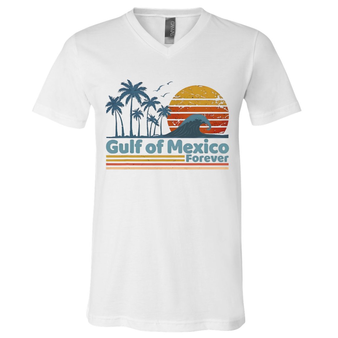 Gulf Of Mexico Forever V-Neck T-Shirt