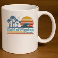 Gulf Of Mexico Forever 11oz C Handle Ceramic Mug