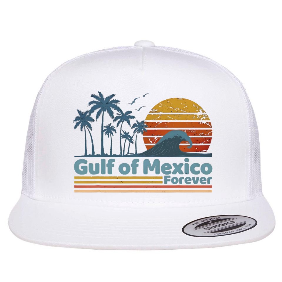 Gulf Of Mexico Forever Flat Bill Trucker Hat