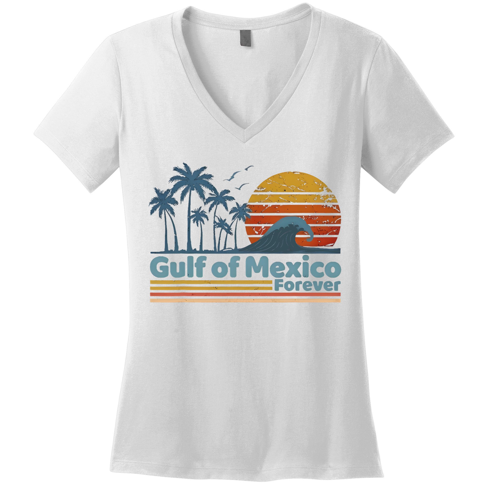 Gulf Of Mexico Forever Women's V-Neck T-Shirt