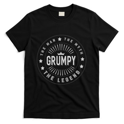 Grumpy Old Man The Man The Myth The Legend Funny Gift Idea T-Shirt