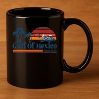 Gulf Of Mexico 11oz C Handle Ceramic Mug