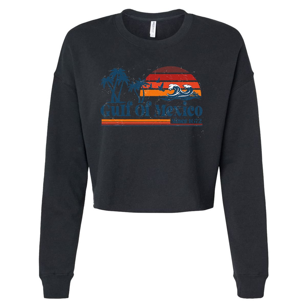 Gulf Of Mexico Cropped Pullover Crew