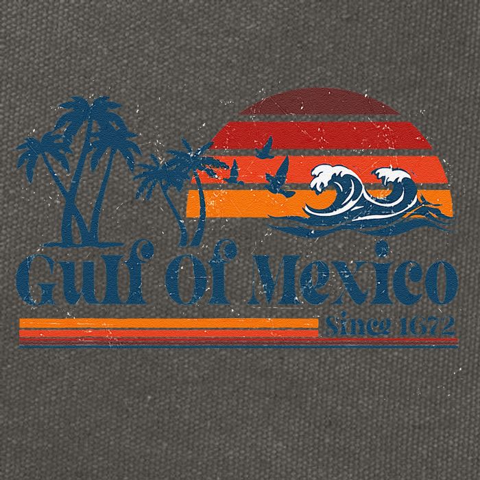 Gulf Of Mexico Cotton Canvas Backpack