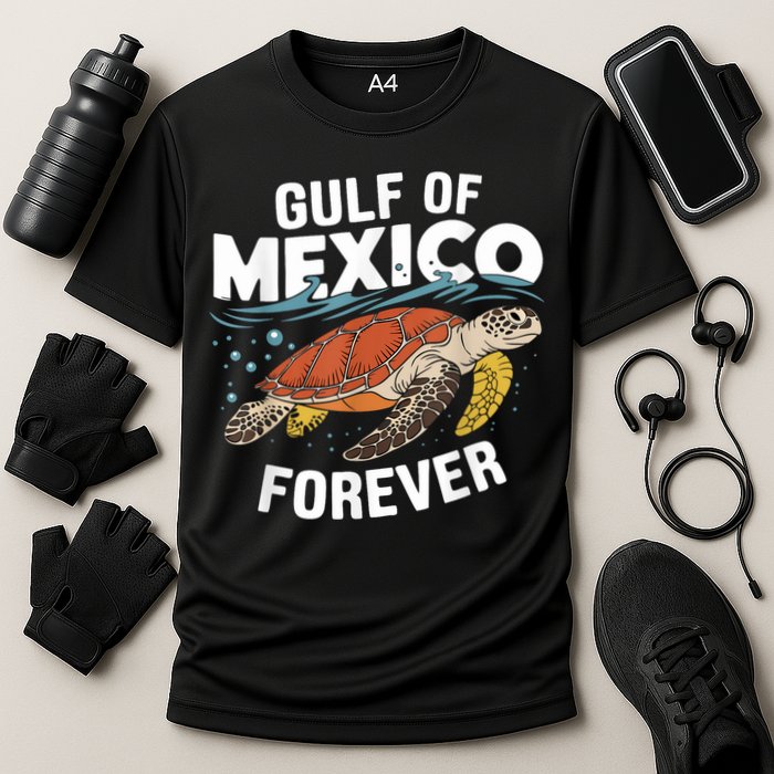 Gulf Of Mexico Forever Sea Turtle Cooling Performance Crew T-Shirt