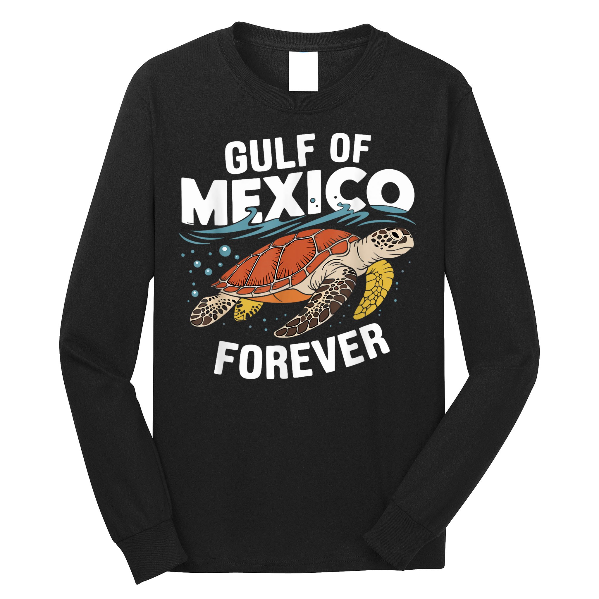 Gulf Of Mexico Forever Sea Turtle Long Sleeve Shirt