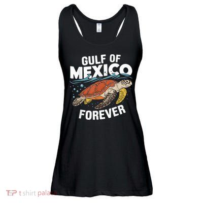Gulf Of Mexico Forever Sea Turtle Ladies Essential Flowy Tank