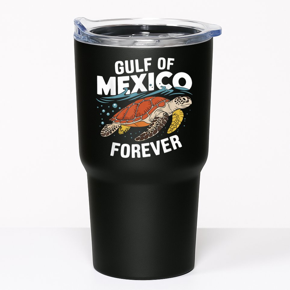 Gulf Of Mexico Forever Sea Turtle Tumbler