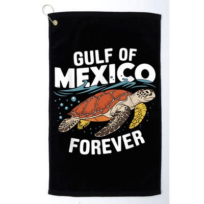 Gulf Of Mexico Forever Sea Turtle Golf Towel