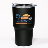 Gulf Of Mexico Beach Vibes Palm Trees Ocean Wave Retro Tumbler