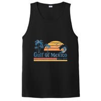 Gulf Of Mexico Beach Vibes Palm Trees Ocean Wave Retro PosiCharge Competitor Tank