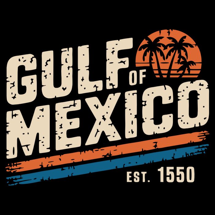 Gulf Of Mexico Est 1550 Retro Vintage Beach Backpack