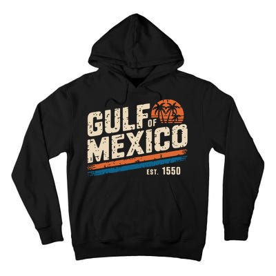 Gulf Of Mexico Est 1550 Retro Vintage Beach Tall Hoodie